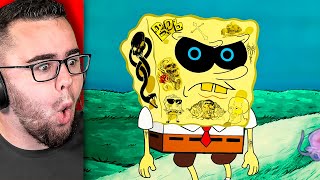 SPONGEBOB But Hes A GANGSTER RAPPER Reaction [upl. by Hako]