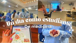 UN DÍA COMO ESTUDIANTE DE MEDICINA ANATOMÍA DEL CORAZÓN ANFITEATRO VLOG🫀✨ [upl. by Gilberto]