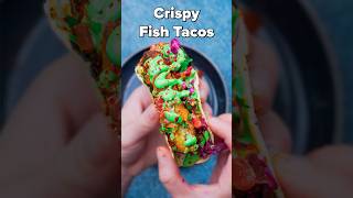 Crispy Baja Fish Taco Recipe [upl. by Elyk]