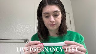 Live Pregnancy Test  Praying for a Christmas Miracle [upl. by Annnora]