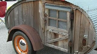 Teardrop trailer build under 1000 [upl. by Treulich]