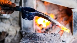 How To Sharpening Mattock tools  blacksmith works [upl. by Asiral]