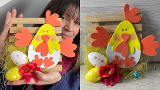 Tutorial polletto con riciclo sottopentola diy [upl. by Arim]