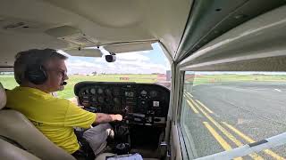 Cessna 172  Full Flight  4K  Kemble Cotswold landaway [upl. by Ruelle]