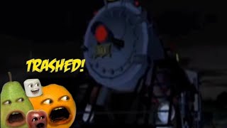 Ghost Train II The Clinchfield Curse TRAILER Trashed Annoying Orange Reaction [upl. by Yrome]