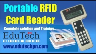 RFID Card Reader Portable Smart Card Reader India [upl. by Rapp476]