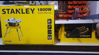 Stanley SST1800 Tezgah Testere 254 mm Table Saw [upl. by Assiluy694]