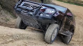 Body Damage Mud Climbs amp Rocks Hardrock Offroad Park Triple Locked GX460 Lexus [upl. by Ahsirat988]