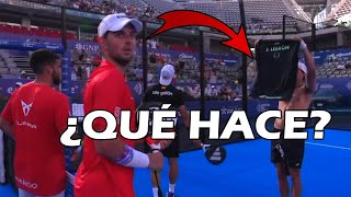 El GESTO de la POLÉMICA entre Lebrón y Garrido  Yanguas  Premier Padel Acapulco Mexico [upl. by Neila]