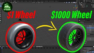 How to Model Wheels amp Tires Like a Career 3D Artist [upl. by Yenial]