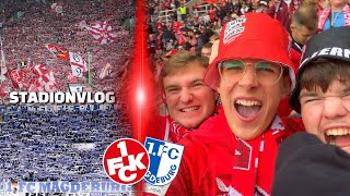 👹🔥 Verdienter PUNKT nach 02 aufm BETZE  1 FC Kaiserslautern  1 FC Magdeburg  Stadionvlog [upl. by Veta]