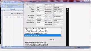 Eenvoudig facturen maken met Excel  Create invoices with Excel [upl. by Avat129]