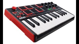 Review Akai Professional MPK Mini MKII 25Key UltraPortable USB MIDI [upl. by Trinity]