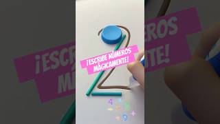 ¡Escribe Números Mágicamente con Tubitos y Tapones ✏️🔢 [upl. by Jessamine246]