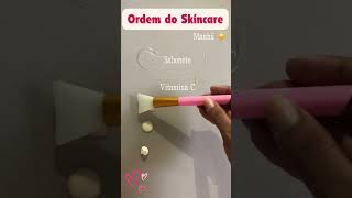 Skincare Matinal A Ordem Perfeita 🧴✨ shorts cuidadoscomapele skincare dicasdebeleza [upl. by Nylhtak]