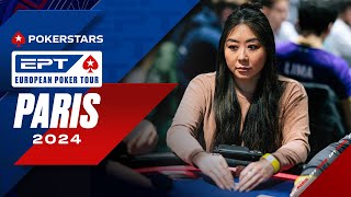 EPT Paris 2024  €5K Main Event  DAY 2  PokerStars [upl. by Terrijo507]