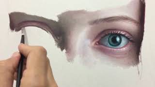 Realtime painting  Hyperrealistic Art  Millani [upl. by Kihtrak]