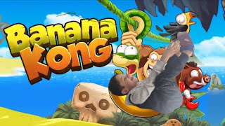 BANANA KONG  BANANA KONG 2  FINAL BANANA KONG  VIDEOJUEGOS BANANA KONG C menor rompiendo record [upl. by Zerat]