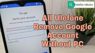 All Ulefone Android 10 Remove Google Account Bypass FRP Without PC [upl. by Iva]