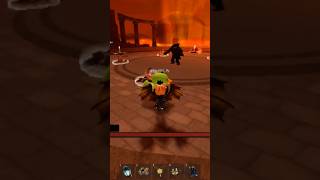 defeating the headless horseman roblox the haunt roblox shorts [upl. by Anneyehc]