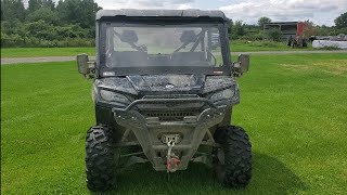 CfMoto Uforce 1000 Budget Build part 3 lift tires windshield [upl. by Derfniw]