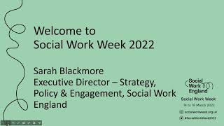 Coproduction its everybodys business  Social Work Week 2022 [upl. by Anoo]