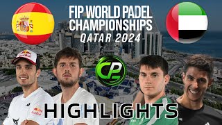 GALAN amp YANGUAS VS JURADO amp AYATS  GROUPS  FIP WORLD PADEL CHAMPIONSHIPS 2024  HIGHLIGHTS [upl. by Obeng]