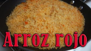 Como cocinar arroz rojo sencillo [upl. by Eedyah]