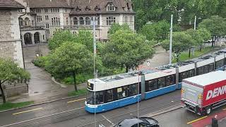 Flexity Tram Zürich  Tram Zurich  Landesmuseum Zürich [upl. by Kciwdahc104]