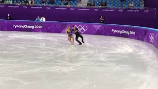 Pyeongchang ice dance practice  hd vm [upl. by Ahsinauq]