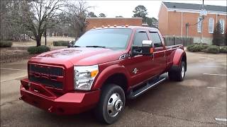 2015 Ford F350 Platinum 4x4 Dually Test Drive [upl. by Moth]