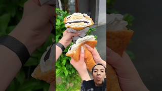 krepes food crepe pancake icecream [upl. by Arawaj]