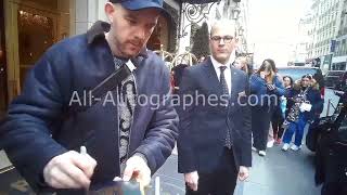 Russell Tovey signing autographs in Paris [upl. by Della340]