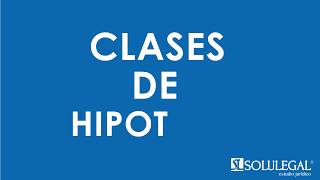 Clases de hipoteca [upl. by Hsur]