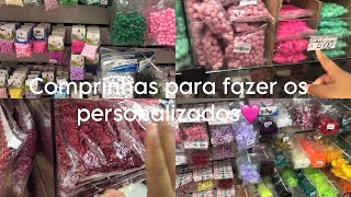 Preparativos para minha festa de 15 anos  comprinhas para os personalizados de luxo [upl. by Asilram]