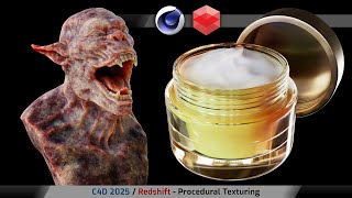 C4D 2025  Redshift  Procedural Texturing [upl. by Fariss]