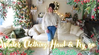 ❄️ CHRISTMAS CLOTHING HAUL ❄️TU SAINSBURYS ❄️MATALAN I over 50s 60s fashion [upl. by Erving]