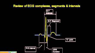 1215 Lead ECG Review of ECG Complex [upl. by Casmey]