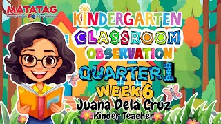 COT KINDER QUARTER 1 WEEK 7 MIYEMBRO NG PAMILYA [upl. by Sumerlin202]