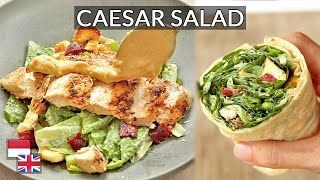 Diet Sehat TETAP Praktis Resep CHICKEN CAESAR SALAD Ala Resto Hemat 70 [upl. by Ollayos]