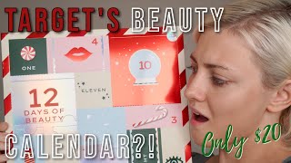 Targets beauty advent calendar makes NO sense practical but all over the place 🤣 [upl. by Namijneb664]