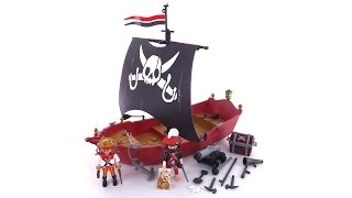 Playmobil Pirates Skull and Bones Corsair review set 5298 [upl. by Jaddan]