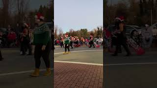 Martinsville High School Marching Band 2023 Christmas Parade [upl. by Eneirda642]