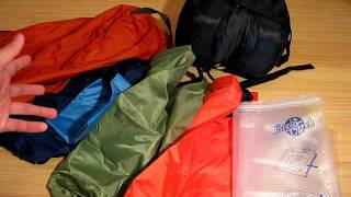 Stuff Sacks Dry Bags and Compression Sacks [upl. by Ilrahc]