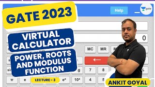 Power Roots and Modulus Function  Virtual Calculator  3  GATE 2023  Ankit Goyal [upl. by Arag]