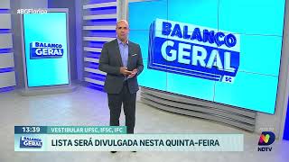 Emoção no ar resultado do vestibular UFSC IFSC e IFC sai nesta quintafeira [upl. by Hsirap604]