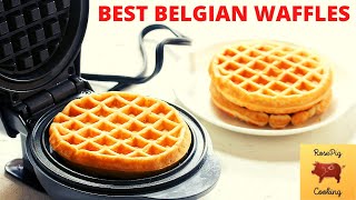 Best Belgian Waffle Recipe [upl. by Okramed]