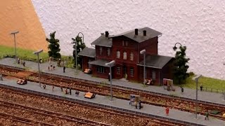 Modellbahn Spur N  1160  Teil 5 Aufbau und Gestaltung des Bahnhof Tutorial [upl. by Ainevuol947]