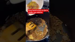 6 ingredient lentil soup  food foodie recipe afghanistan farsi learning easyrecipe [upl. by New]