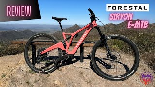 Forestal Siryon eMTBBike Review  EMTB  Bike Review  Womens MTB Network WorldwideCyclery [upl. by Alvinia]